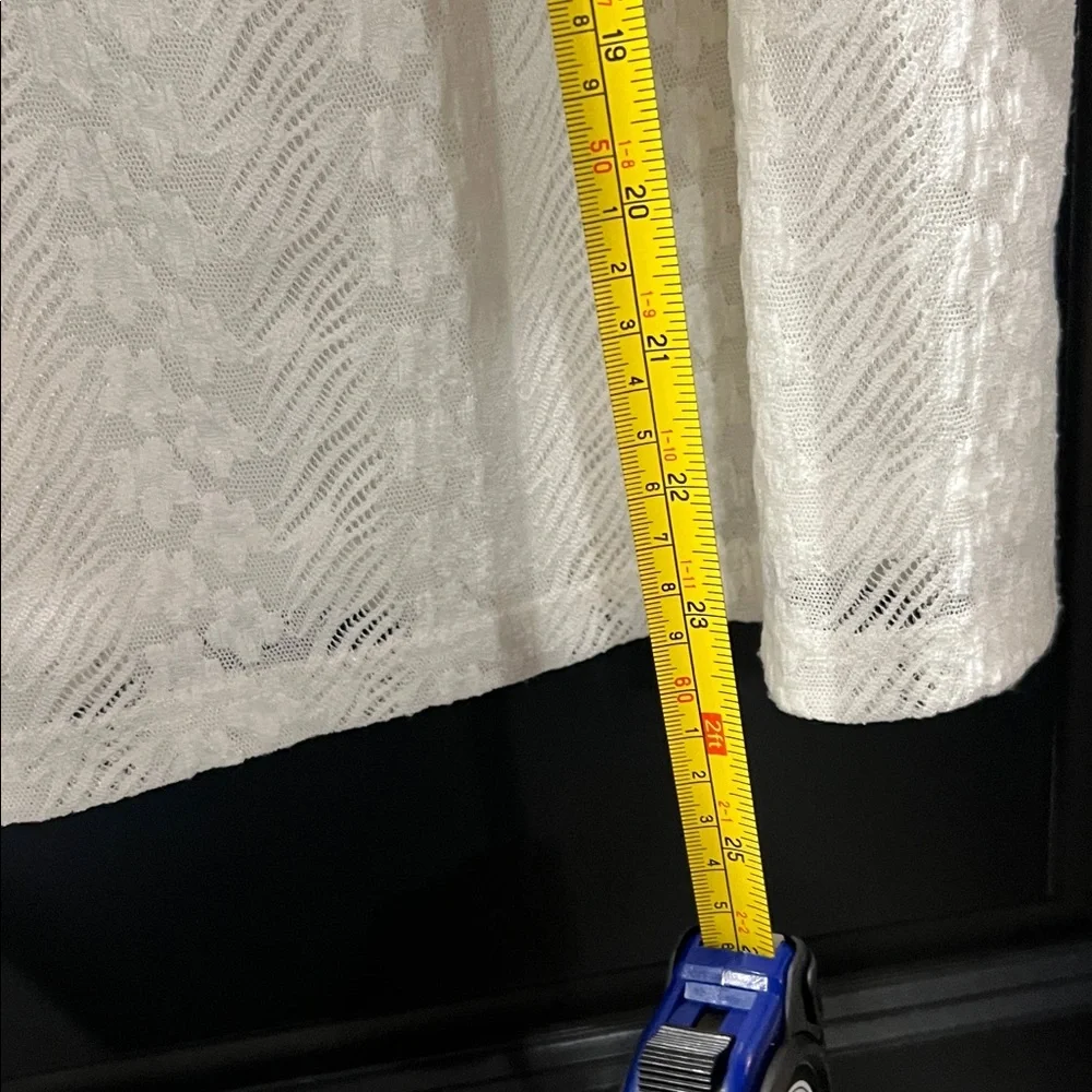 NWT White Spaghetti Strap Dress Size Medium - Picture 4 of 5